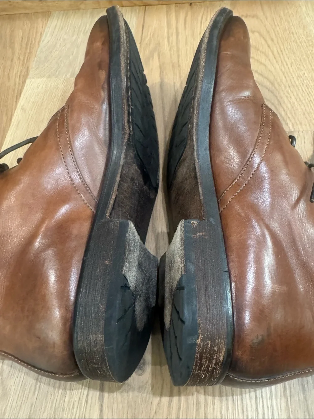 To Boot New York Leather Brown Chukka Boot